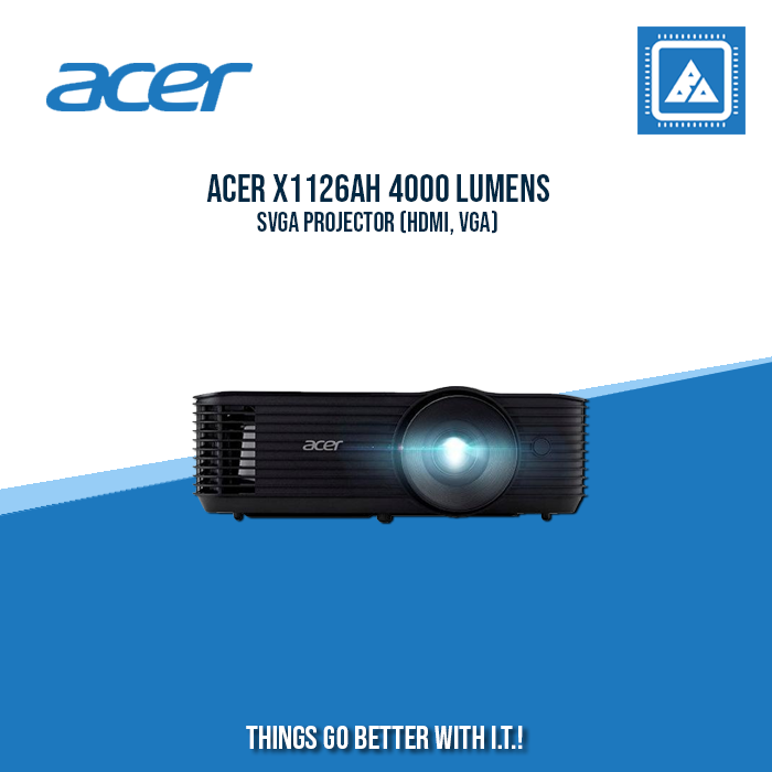 ACER X1126AH 4000 LUMENS SVGA PROJECTOR (HDMI, VGA) ACER X1126AH 4000 LUMENS SVGA PROJECTOR (HDMI, VGA)